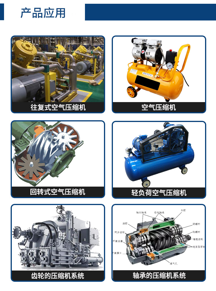 空氣壓縮機(jī)油應(yīng)用領(lǐng)域